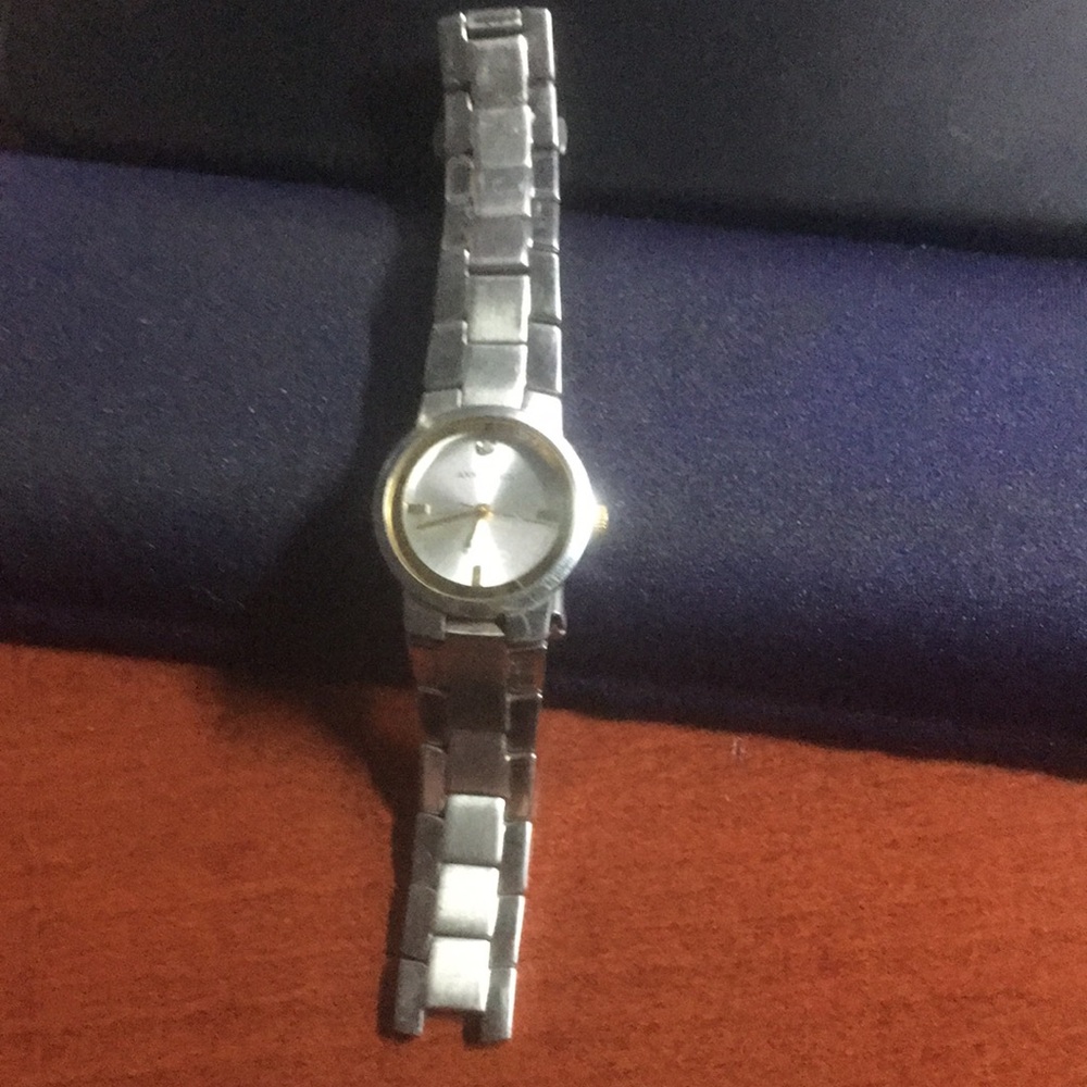 Silver and Gold Two-Tone Watch